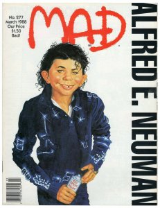 ORIGINAL Vintage 1988 Mad Magazine #277 Michael Jackson Bad