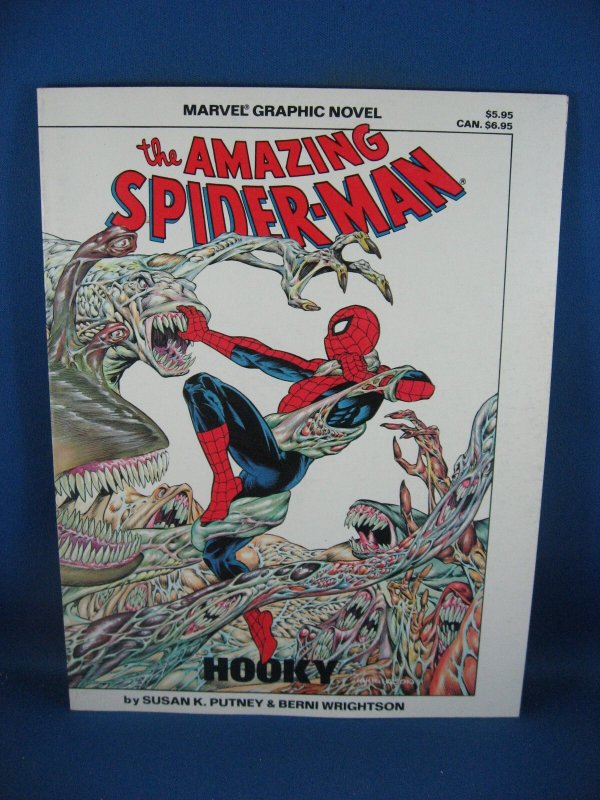 MARVEL GRAPHIC NOVEL AMAZING SPIDERMAN HOOKY WRIGHTSON 1986
