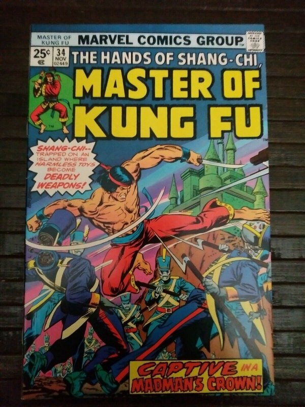 Master of Kung Fu #34 Marvel Comics Shang-Chi (1975)