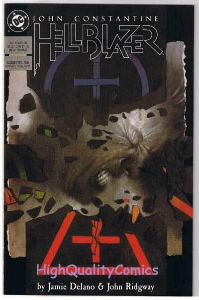 HELLBLAZER 6, VF/NM, John Constantine, Vertigo, Jamie Delano, 1988,more in store