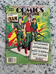 Comics Feature # 54 FN- Comic Book Magazine Batman Punisher Superman Hulk 1 J869