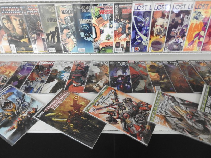Huge Lot of 140+ Comics W/ ALL TRANSFORMERS!!! Avg. VF Condition!