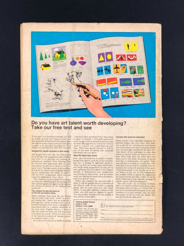 Captain America #124 (1970) GD Nick Fury, M.O.D.O.K Appearances