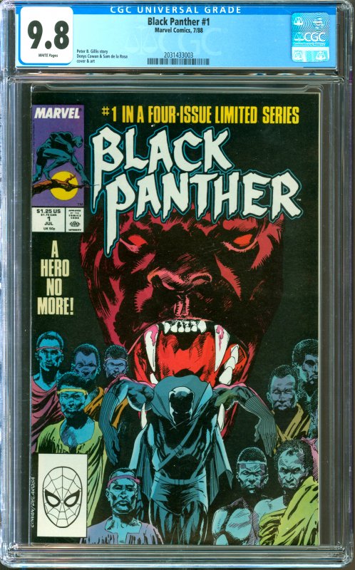 Black Panther #1 CGC Graded 9.8
