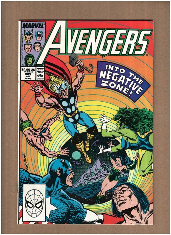 Avengers #309 Marvel Comics 1989 Thor She-Hulk Captain America VF/NM 9.0
