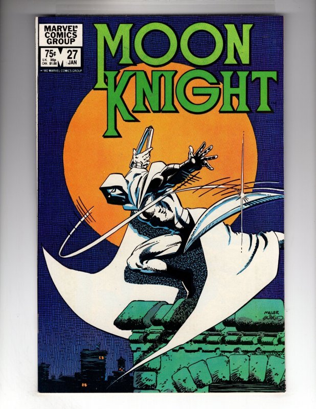 Moon Knight #27 (1983) Classic Original Series! Bronze MARVEL! / ID#928