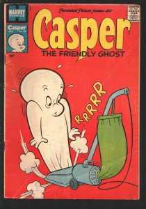 Casper The Friendly Ghost #58 1957-Harvey-bizarre Vacuum cleaner cover-Spooky...