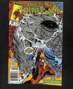 Amazing Spider-Man #328 Newsstand Variant vs Hulk! Todd McFarlane Art!