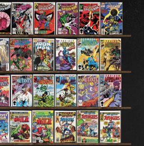 Huge Lot 140+ Comics with The New Mutants, The Spectacular Spider-Man & More!