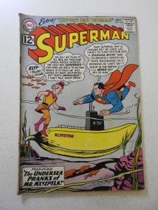 Superman #154 (1962) VG Condition moisture stains
