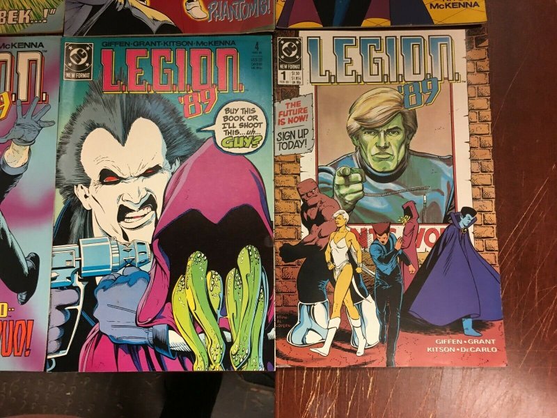 Lot of 6 L.E.G.I.O.N. DC Comic Books # 1 4 5 8 9 15 Lobo Superheroes YY13