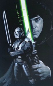 Star Wars: The Mandalorian S2 #8 E.M Gist Megacon Virgin Variant SIGNED W/COA