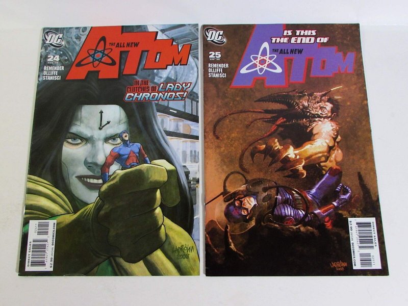 The All New Atom Lot of 2 #24, 25 DC Comics (2008) VF+ 1st Print Comic Books
