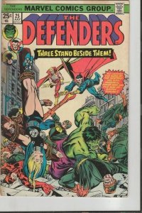 Defenders #25 ORIGINAL Vintage 1975 Marvel Comics Hulk Dr Strange 