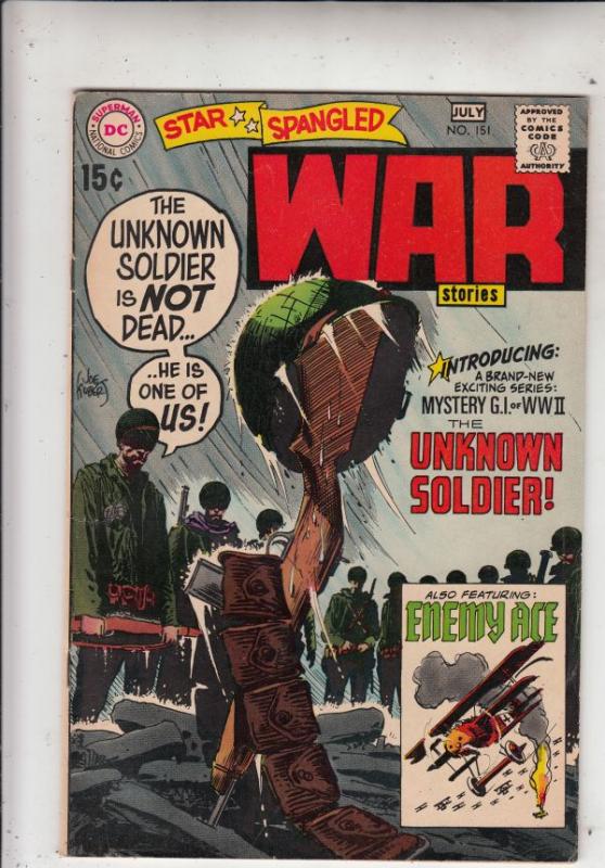 Star Spangled War Stories #151 (Jul-70) VF+ High-Grade Unknown Soldier