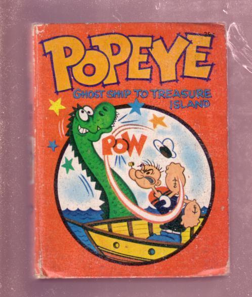 POPEYE, GHOST SHIP TO TREASURE ISLAND, 1967, #2008 BLB VG