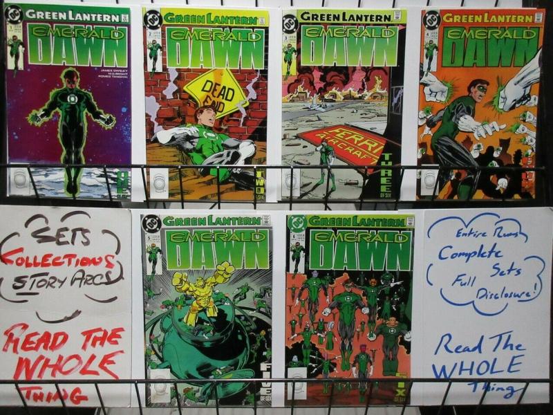 GREEN LANTERN EMERALD DAWN (1989) 1-6  COMPLETE SERIES!