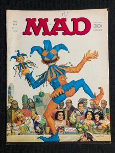 1967 MAD Magazine #114 VG/FN 5.0 Alfred E Neuman / Rat Patrol Parody