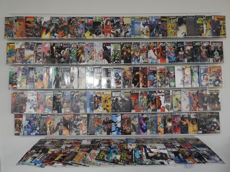 Huge Lot 180+ Comics W/ Fantastic Four, Flash, Wolverine, +More! Avg VF- Cond!