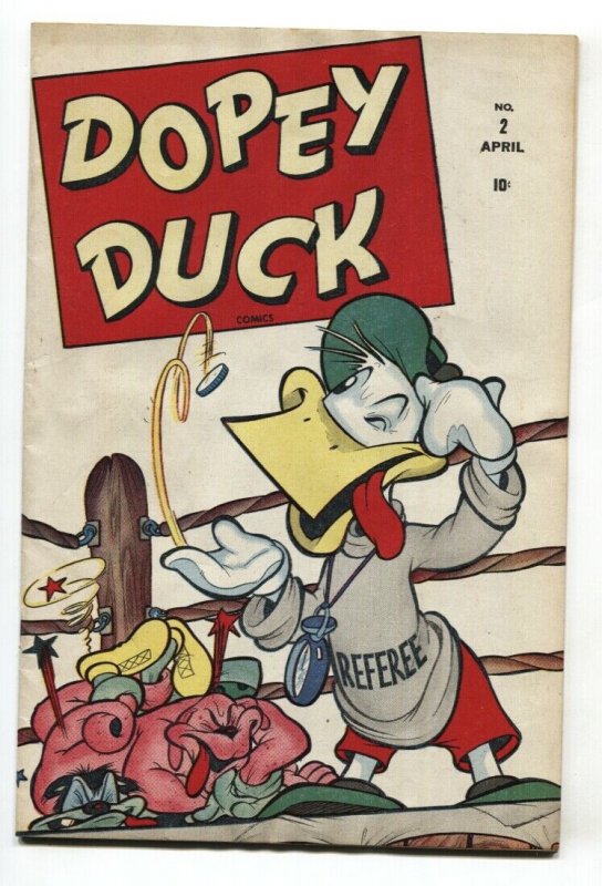 Dopey Duck #2 1946- Timely Golden Age Funny Animal VF