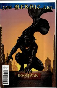 Doomwar #4 Variant Cover (2010) Black Panther