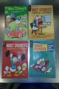 Walt disney comics and stories silver age lot 4 comics cartoon run set