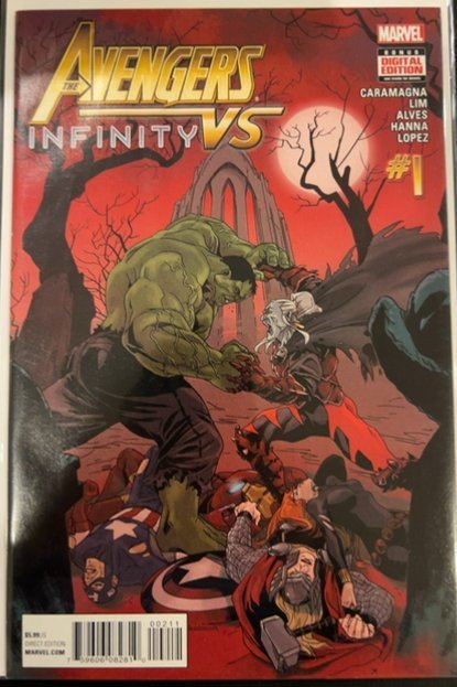 Avengers Vs Infinity Recalled Cover (2016) The Avengers 