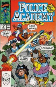 Police Academy #6 VF ; Marvel | Last Issue