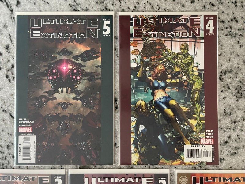Ultimate Extinction Complete Marvel Comics LTD Series # 1 2 3 4 5 NM ...