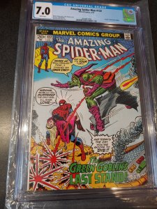 ​AMAZING SPIDER-MAN #122 CGC 7.0 DEATH OF THE GREEN GOBLIN