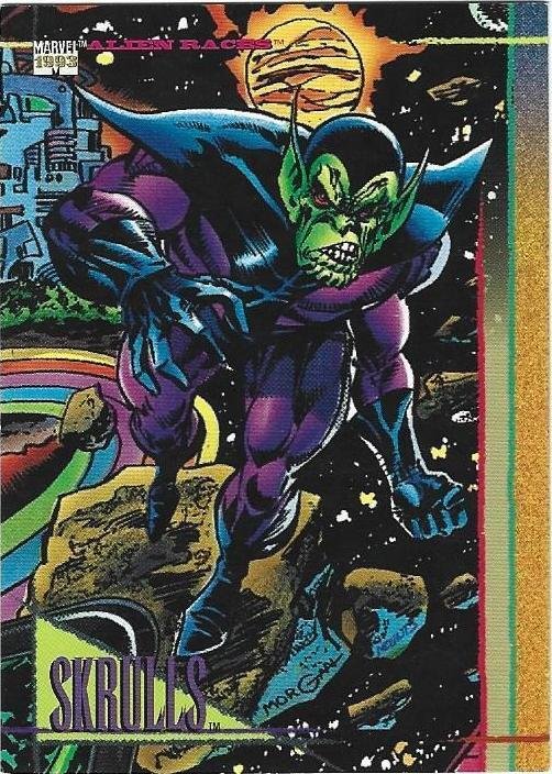 1993 Marvel Universe #123 Skrulls