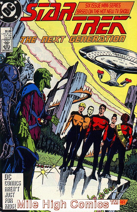 STAR TREK: THE NEXT GENERATION (1988 Series)  (DC) #6 Very Fine Comics Book