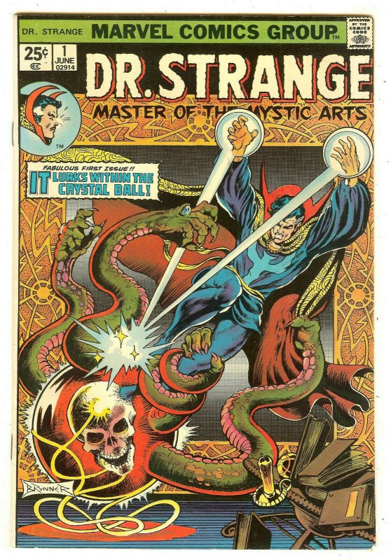 Doctor Strange 1   1st Silver Dagger   Brunner cover & art