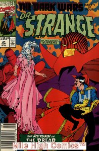 DOCTOR STRANGE  (1988 Series)  (MARVEL) (DR. STRANGE) #21 NEWSSTAND Good