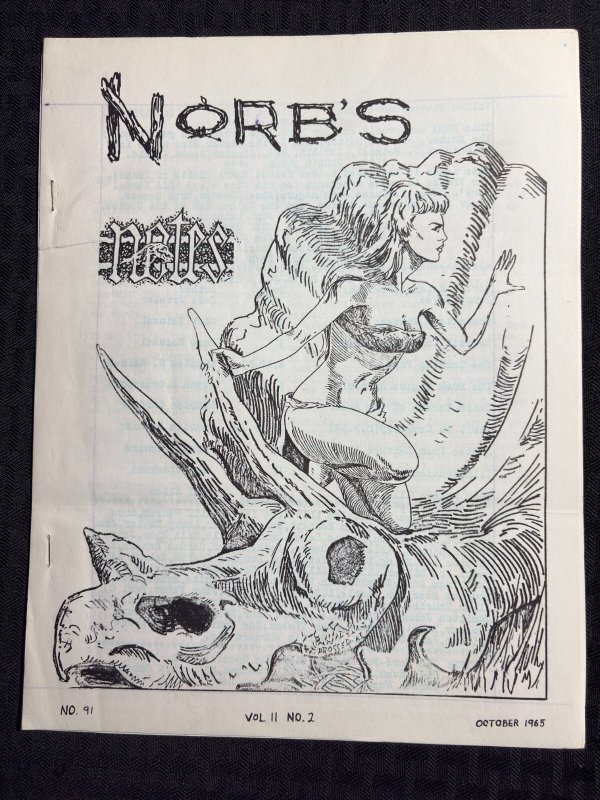 1965 NORB'S NOTES Fanzine #91 VG+ 4.5 Edgar Rice Burroughs / Buck Rogers Affair