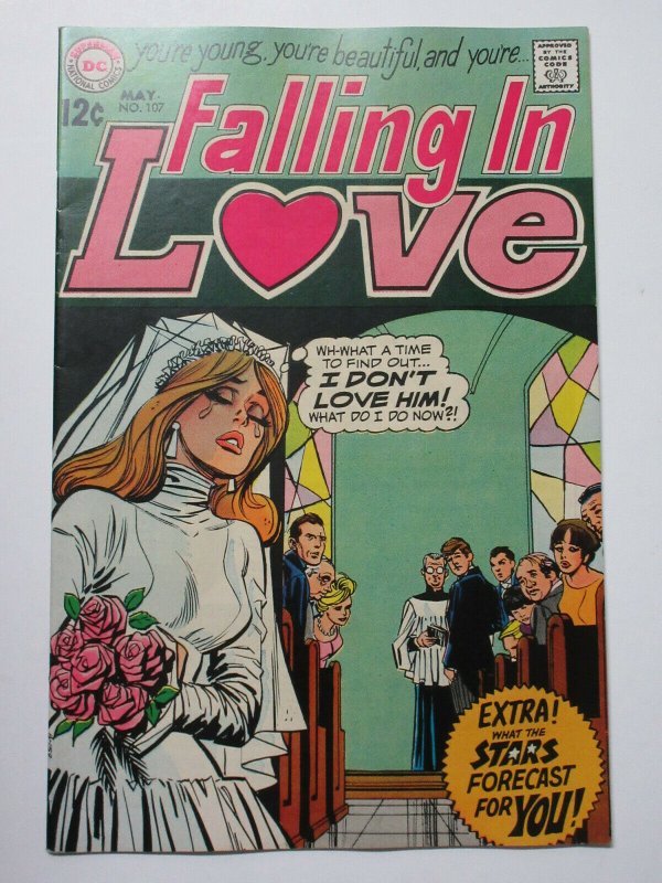 Falling in Love (May 1969) #107 VF A Kiss for Cinderella