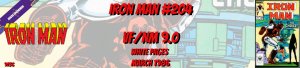 Iron Man 204 VF/NM 9.0 Marvel 1986