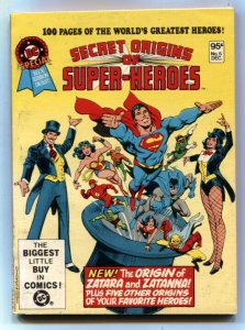 DC Special Blue Ribbon Digest #5 1980 -Secret Origins Of Super-heroes fn