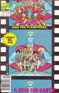 Captain Planet and the Planeteers #1 (Newsstand) FN ; Marvel