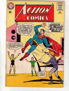Action Comics #321 (1965) Weakest Man Supergirl/Super-Horse Key Mid-Grade VG/FN!