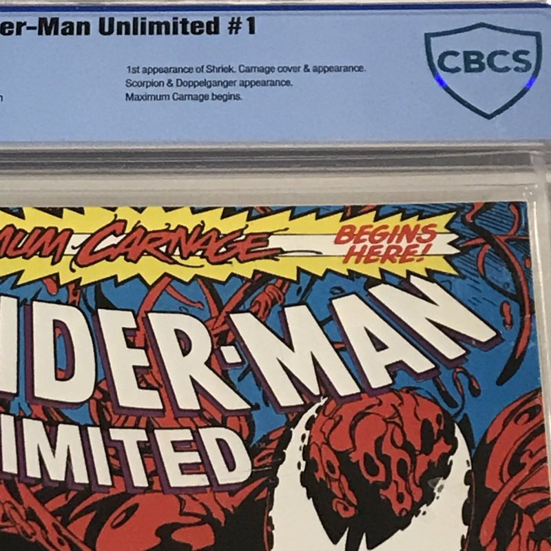 Spider-Man Unlimited 1 CBCS 9.8 - 1st Shriek