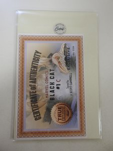 Black Cat #1 Campbell Cover C (2019) Signed by Campbell Cert sealed!