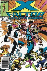 X-Factor #32 Newsstand Edition (1988)