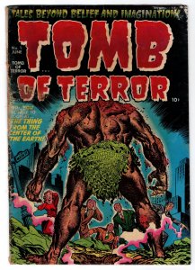 Tomb of Terror #1 (1952) G 2.0  Harvey pre-code horror