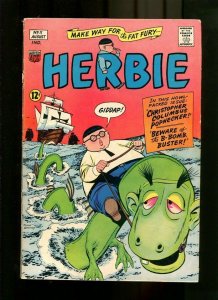 HERBIE #11-1965-RIDING ON A SEA MOSTER-FAT FURY-BARGAIN COPY P