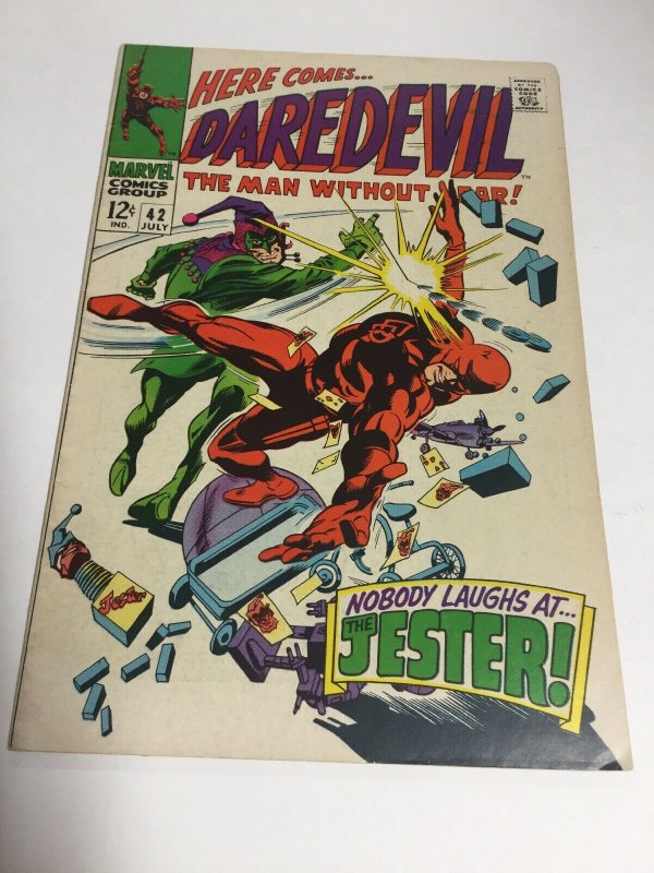 Daredevil 42 Vf Very Fine 8.0 Marvel Comics Silver Age