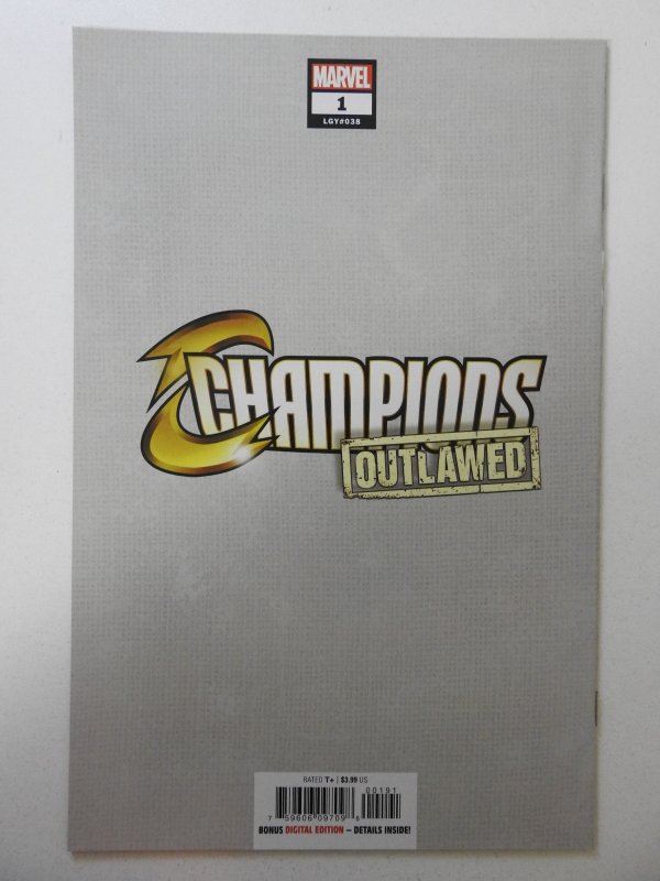 Champions: Outlawed #1 Variant VF/NM Condition!