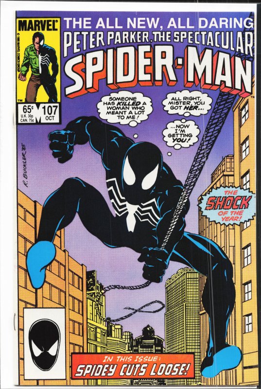 The Spectacular Spider-Man #107 Direct Edition (1985) Spider-Man [Key Issue]