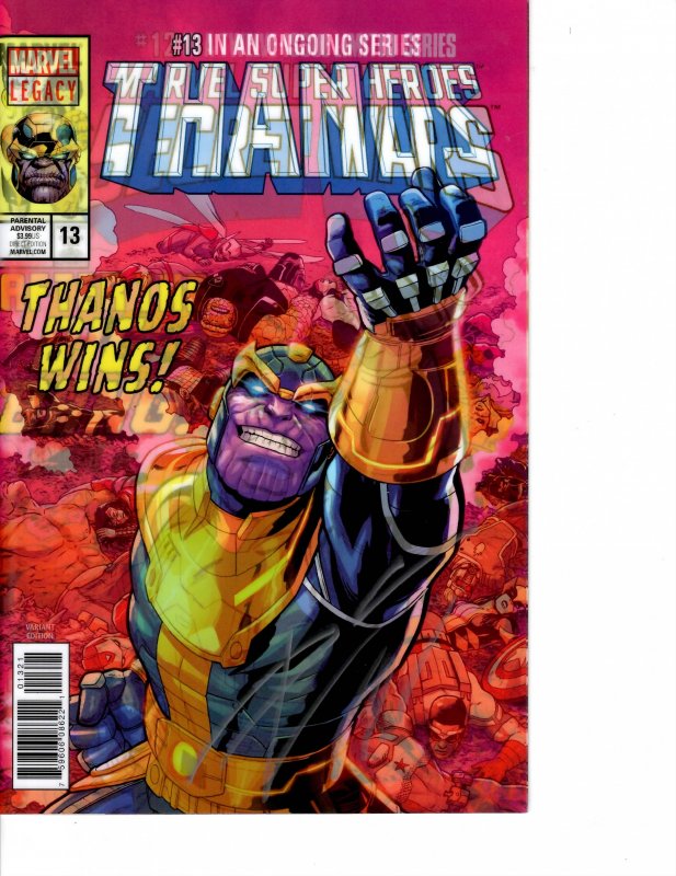 Thanos (2017) #13 NM (9.4) First Cosmic Ghost Rider Signed by Cates