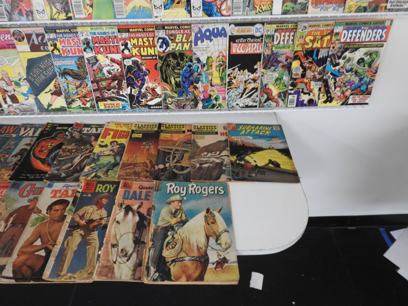 Huge Lot 140+ Silver Bronze Age Comics W/ Spider-man, Daredevil, Hulk+ See Descp